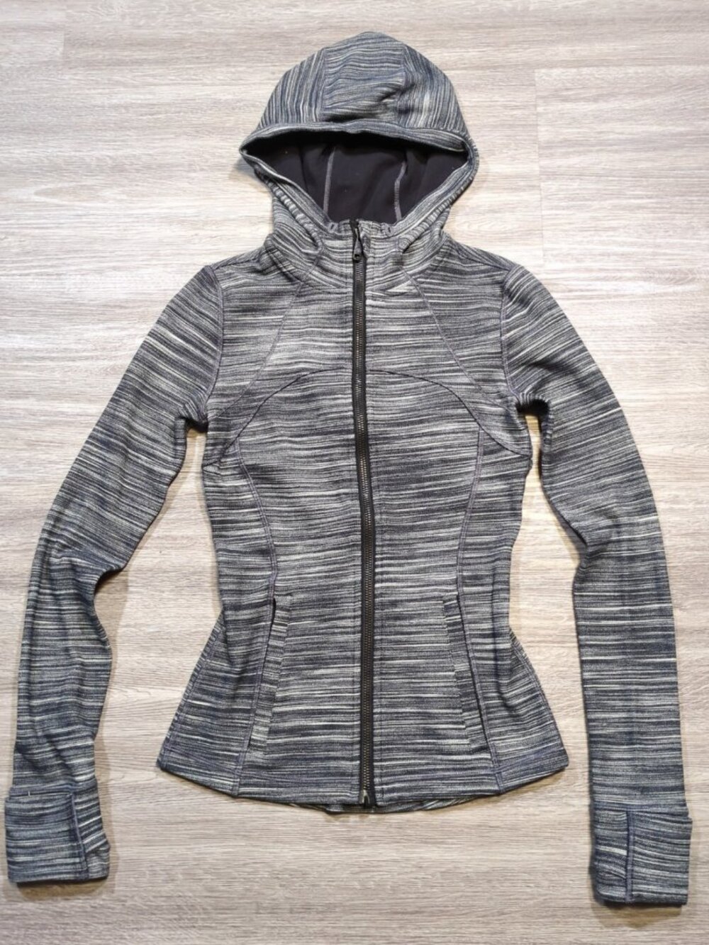 Lululemon  Hooded Define Jacket Nulu Women's 2 Gray Heather Zip Up Hoodie